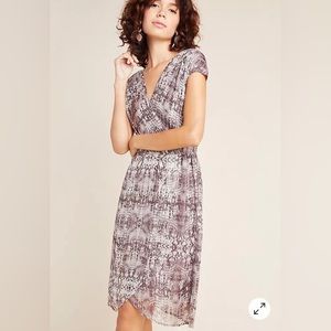 VELVET BY GRAHAM & SPENCER  WOMENS XL REGAN SNAKE-PRINTED DRESS.